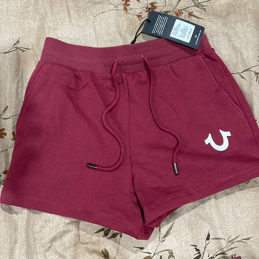 True religion sweat shorts